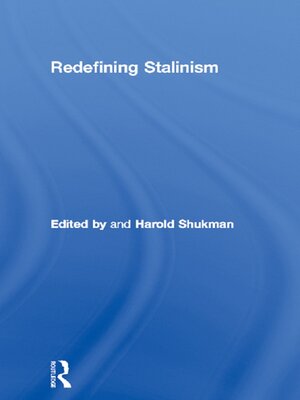 cover image of Redefining Stalinism